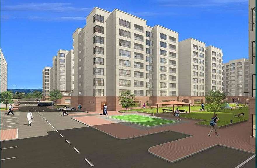 Residential development render