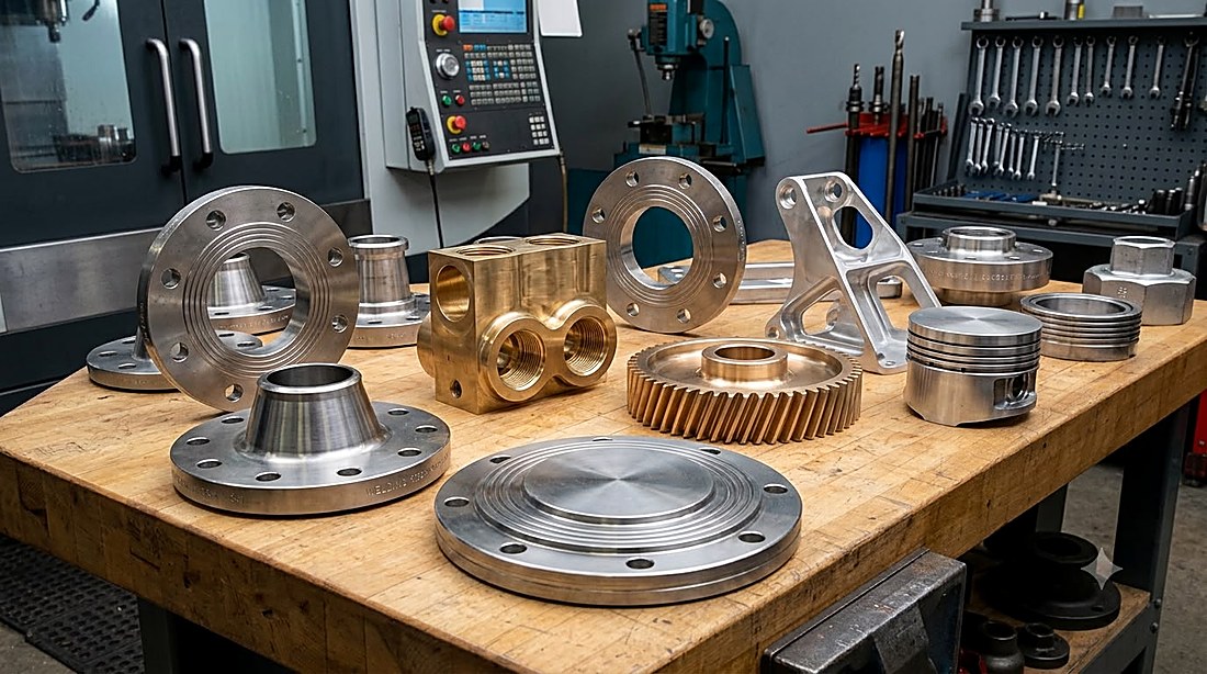 Flanges and precision parts