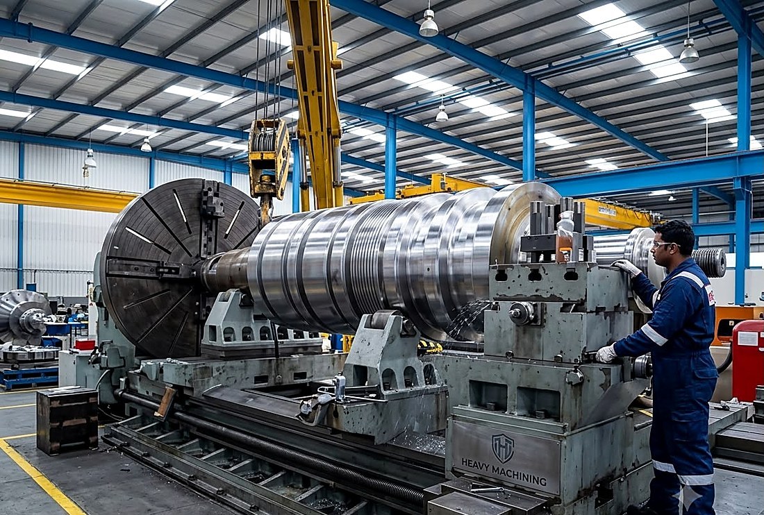 Rotor machining